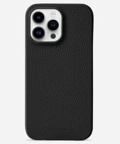 Black Leather iPhone 11 pro Case