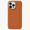 Brown leather phone case