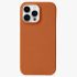 Brown leather phone case
