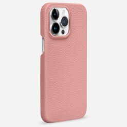 Customized Black Leather iPhone 15 Case