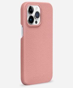 Customized Black Leather iPhone 15 Case