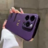 Luxury Plating Leather Case For iPhone 16 15 14 13 12 11 Pro Max 12 11 Personalized Customized Name Initials Cover 15 16 Pro Max