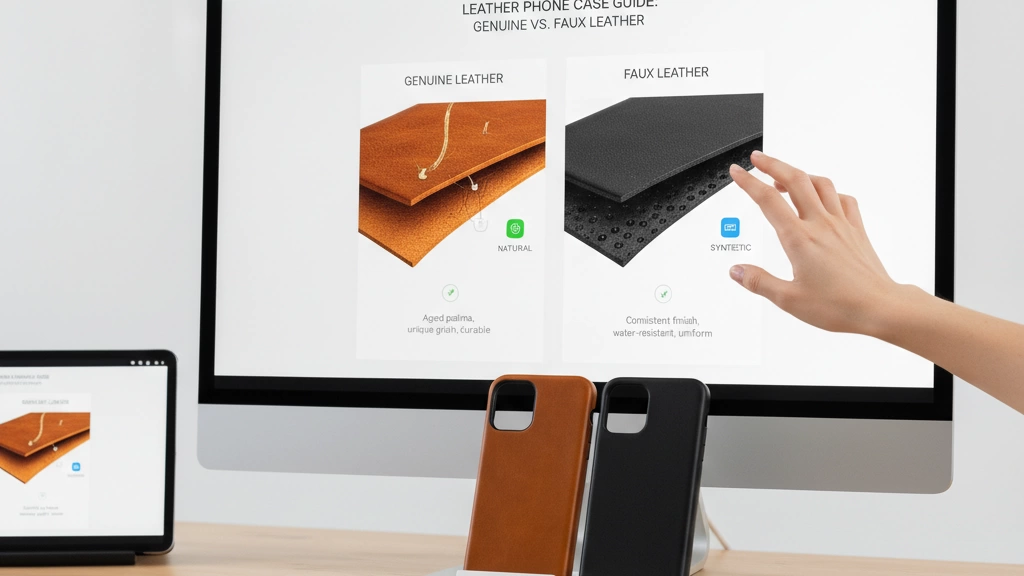 leather phone case genuine vs faux leather guide